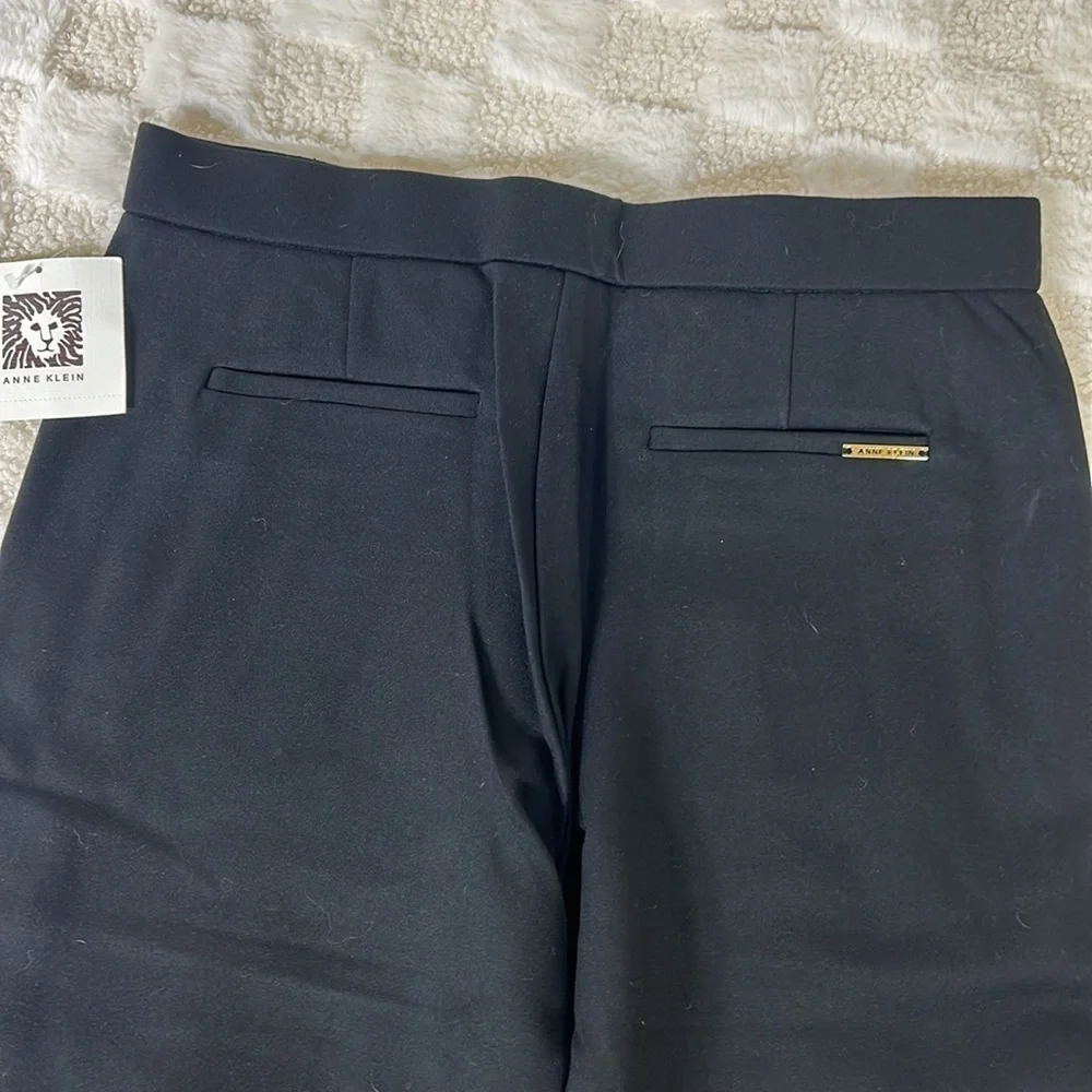 Anne Klein Womens 4P‎ Black High Waist Stretch Legging Pants Workwear NWT